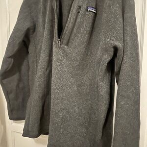Patagonia Men's Zip-Up Gray Sweater